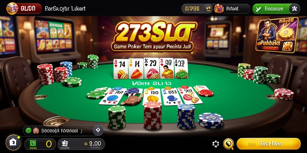Gameplay Poker seru di aplikasi 2739SLOT dengan fitur menarik.