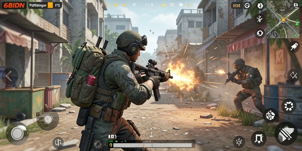 Tangkapan layar gameplay <strong>68IDN</strong> yang penuh aksi.