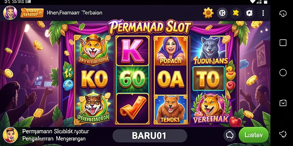 Tampilan gameplay yang mengasyikkan dan penuh warna dari BARU01.
