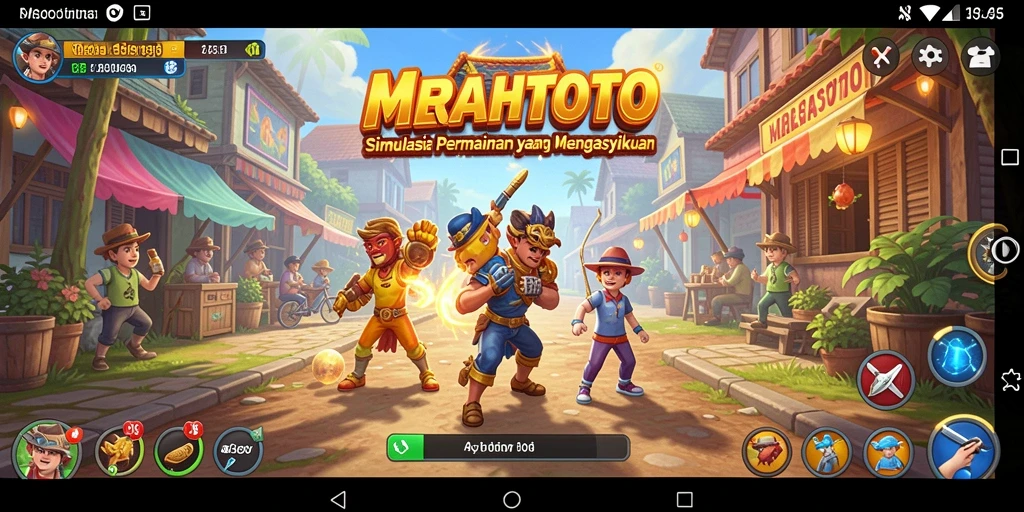 Tangkapan layar menunjukkan gameplay menawan MERAHTOTO.