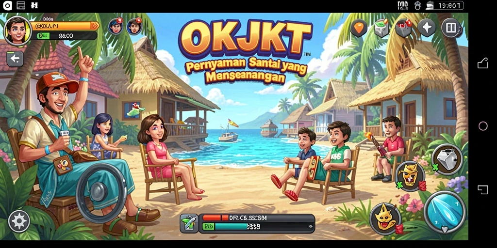 Tampilan gameplay <strong>OKJKT</strong> yang menarik dan penuh warna.