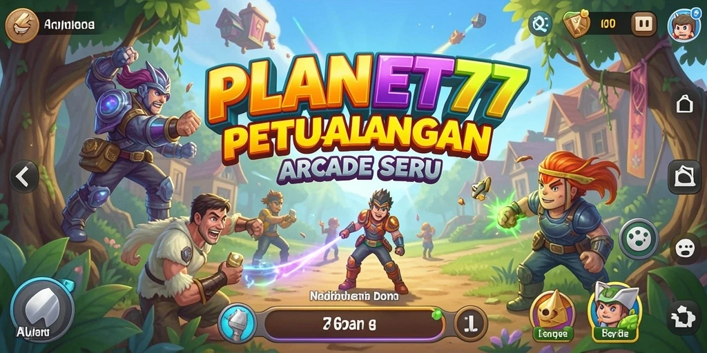 Tampilan gameplay seru dari <strong>PLANET77</strong> yang menampilkan aksi cepat dan tantangan menarik.