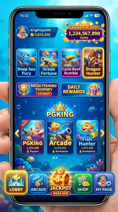 Skrin keberagaman aplikasi yang tersedia di pgking untuk pengguna Android.